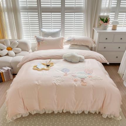 91家纺网 家纺一手货源 找家纺 （总）2022秋冬新品100支高定系列四件套-环游世界