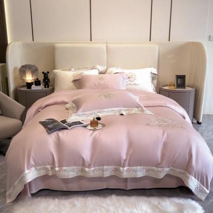 91家纺网 家纺一手货源 找家纺 （总）馨蕊 2022秋冬新品100支高定系列四件套-梦露