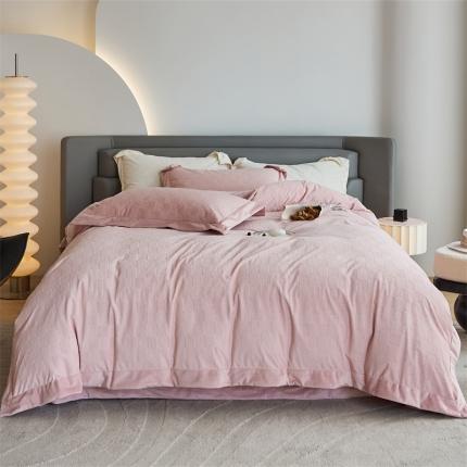 91家纺网 家纺一手货源 找家纺 （总）名品优仓2022新款婴肤绒轻奢系列四件套-布加迪