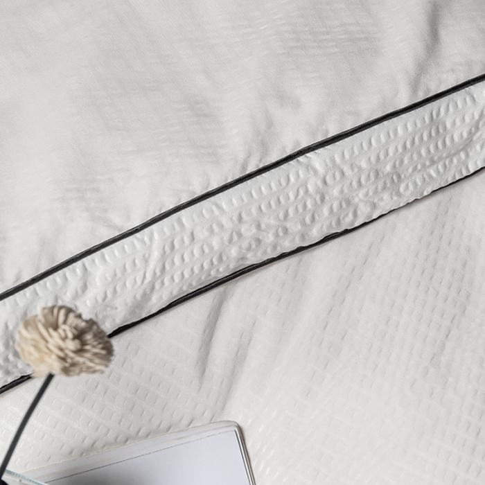 91家纺网 家纺一手货源 找家纺 简宜家居2022新款华夫格夏被秋冬被子被芯 皓月-白