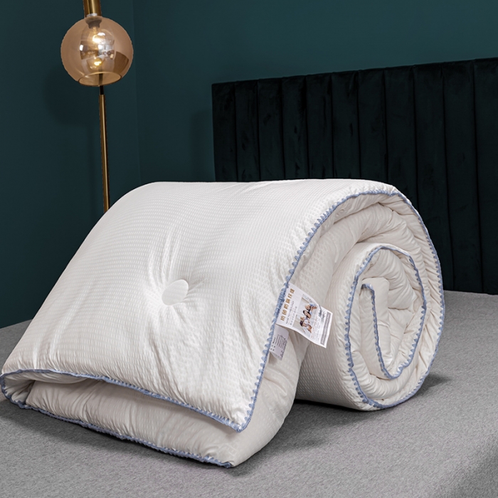 91家纺网 家纺一手货源 找家纺 简宜家居2022新款华夫格夏被秋冬被子被芯 三角针