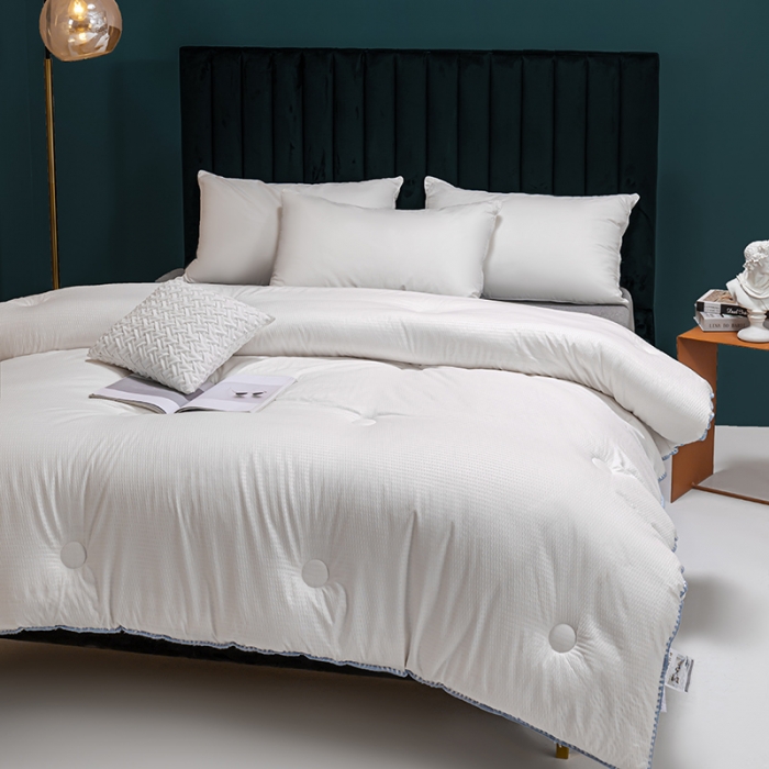 91家纺网 家纺一手货源 找家纺 简宜家居2022新款华夫格夏被秋冬被子被芯 三角针