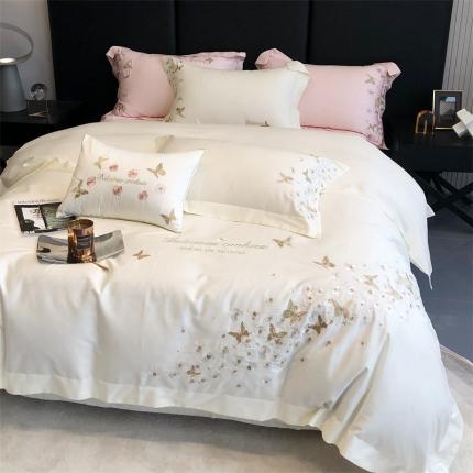 91家纺网 家纺一手货源 找家纺 （总）2022秋冬新品100支高定系列四件套-慕斯