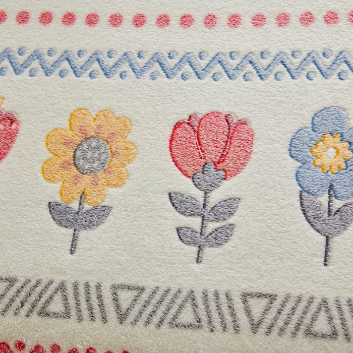 91家纺网 家纺一手货源 找家纺 被多多 2022新款3D立体高克重雪花绒印花床笠 波西米亚