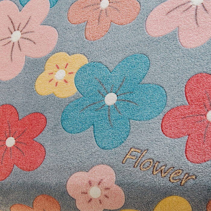 91家纺网 家纺一手货源 找家纺 被多多 2022新款3D立体高克重雪花绒印花床笠 蔓蔓花舞