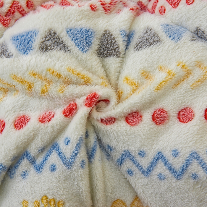 91家纺网 家纺一手货源 找家纺 被多多 2022新款高克重双面雪花绒印花冬被 波西米亚