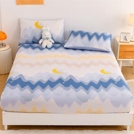 91家纺网 家纺一手货源 找家纺 （总）名兮 2022新款全棉印花床笠