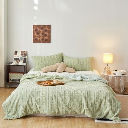 91家纺网 家纺一手货源 找家纺 （总）大元 2025秋冬新品A类獭兔毛毯多能被套毯