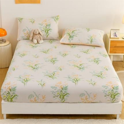名兮 2022新款全棉印花床笠 爱莲娜