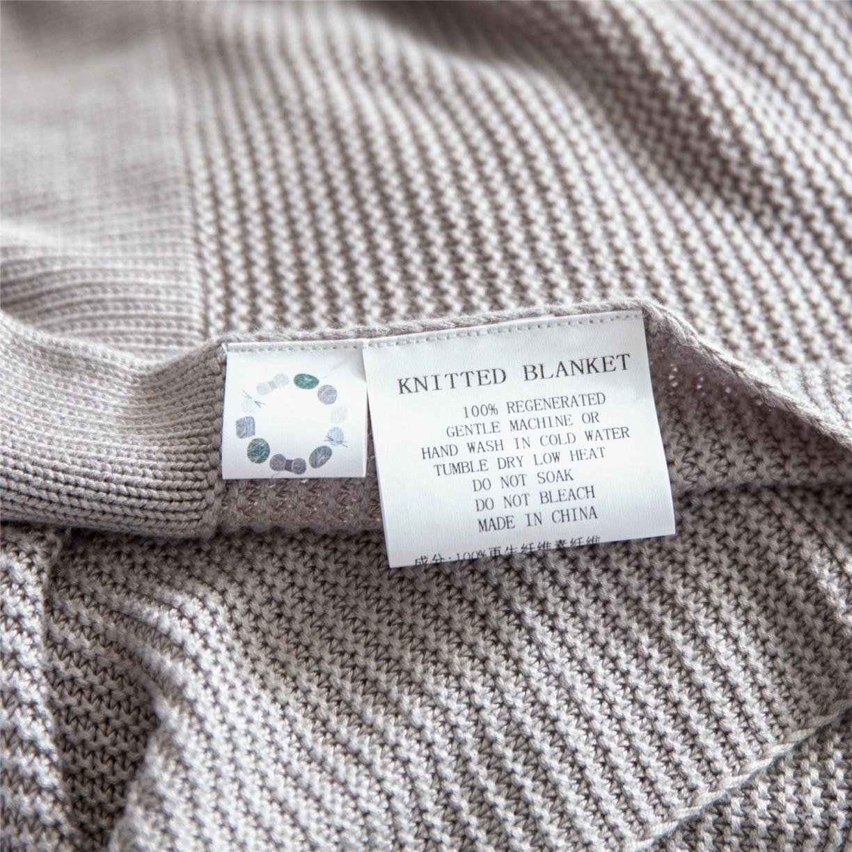 91家纺网 家纺一手货源 找家纺 暖绵绵家纺 新品竹纤维桑德拉针织毯子线毯 灰色