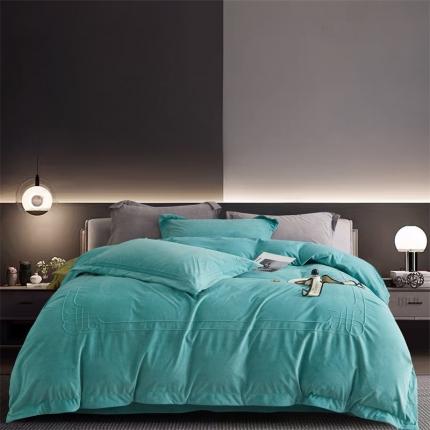 91家纺网 家纺一手货源 找家纺 （总）名品优仓 2022新款欧式加厚230g婴儿绒四件套