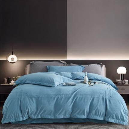 91家纺网 家纺一手货源 找家纺 （总）名品优仓 2022新款欧式加厚230g婴儿绒四件套