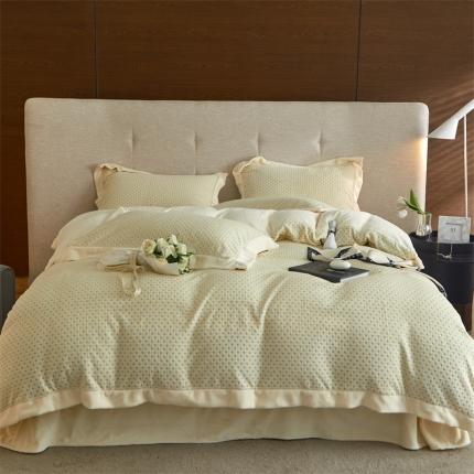 91家纺网 家纺一手货源 找家纺 （总）名品优仓 2022新款加厚雕花绒系列四件套-都市生活