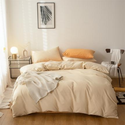 91家纺网 家纺一手货源 找家纺 （总）蓝巢家纺 2022新款原棉磨毛四件套