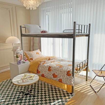 千朵 2022新款正宗13372全棉学生三件套套装 小萌虎