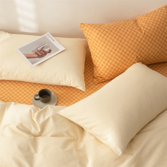 91家纺网 家纺一手货源 找家纺 （总）蓝巢家纺 2022新款原棉磨毛四件套