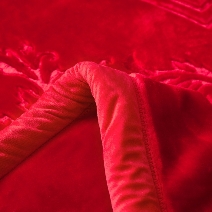 91家纺网 家纺一手货源 找家纺 （总）新款压花毛毯毯子