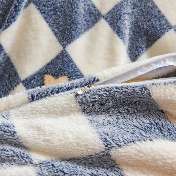 91家纺网 家纺一手货源 找家纺 被多多 2022新款雪花绒印花四件套 太空漫游