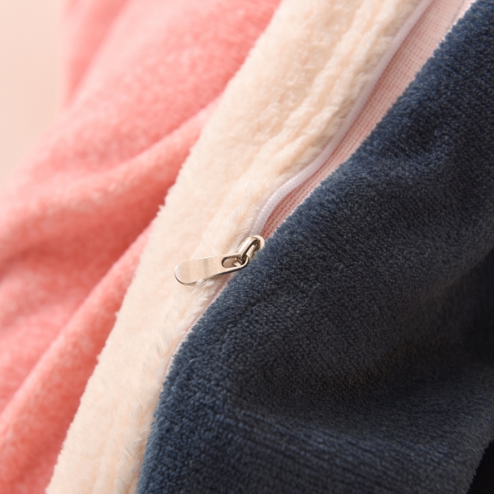 91家纺网 家纺一手货源 找家纺 甜之梦 2025新款多功能泥点绒印花加厚被套毛毯 雪花熊