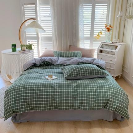 91家纺网 家纺一手货源 找家纺 （总）顾家家居 2023新款全棉A类水洗棉四件套