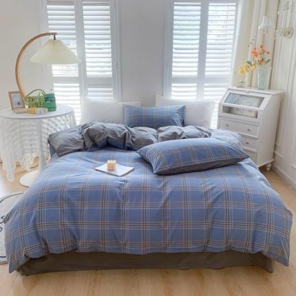 91家纺网 家纺一手货源 找家纺 （总）顾家家居 2023新款全棉A类水洗棉四件套