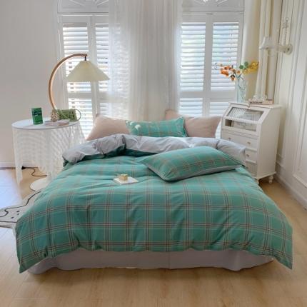 91家纺网 家纺一手货源 找家纺 （总）顾家家居 2023新款全棉A类水洗棉四件套