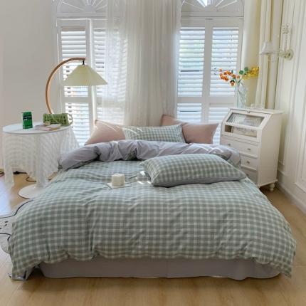 91家纺网 家纺一手货源 找家纺 （总）顾家家居 2023新款全棉A类水洗棉四件套