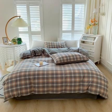 91家纺网 家纺一手货源 找家纺 （总）顾家家居 2023新款全棉A类水洗棉四件套