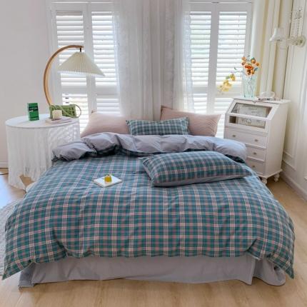 91家纺网 家纺一手货源 找家纺 （总）顾家家居 2023新款全棉A类水洗棉四件套