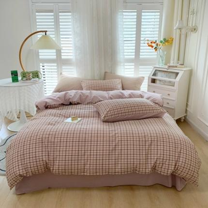 91家纺网 家纺一手货源 找家纺 （总）顾家家居 2023新款全棉A类水洗棉四件套