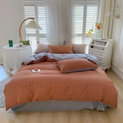 91家纺网 家纺一手货源 找家纺 （总）顾家家居 2023新款全棉A类水洗棉四件套