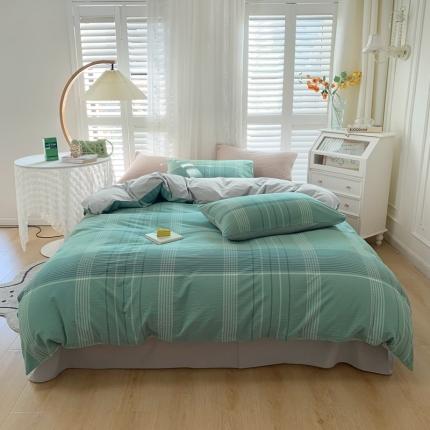 91家纺网 家纺一手货源 找家纺 （总）顾家家居 2023新款全棉A类水洗棉四件套