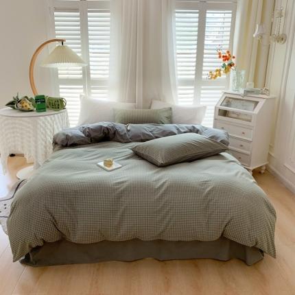 91家纺网 家纺一手货源 找家纺 （总）顾家家居 2023新款全棉A类水洗棉四件套