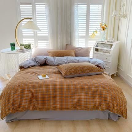 91家纺网 家纺一手货源 找家纺 （总）顾家家居 2023新款全棉A类水洗棉四件套