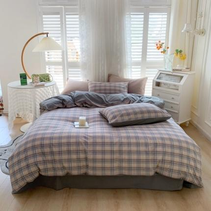 91家纺网 家纺一手货源 找家纺 （总）顾家家居 2023新款全棉A类水洗棉四件套