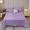 91家纺网 家纺一手货源 找家纺 羋多 2023新款数码边素色牛奶绒床盖三件套 丁香紫