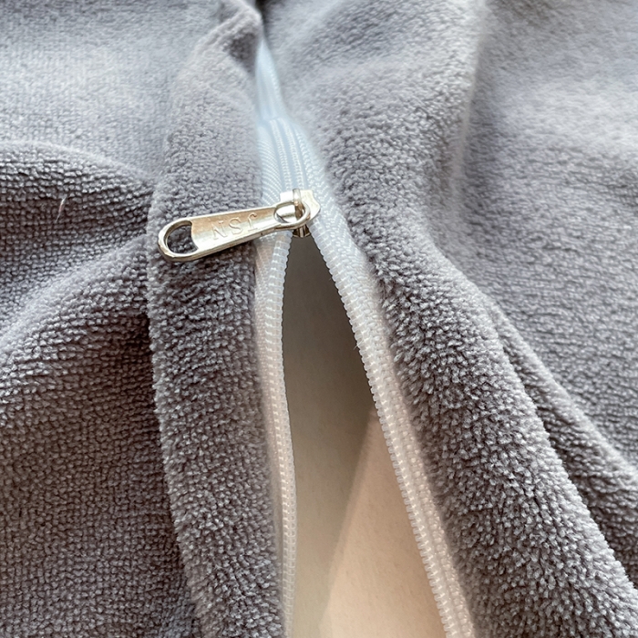 91家纺网 家纺一手货源 找家纺 金丝鸟 2022新款200克华夫格雕花牛奶绒贝壳边四件套 华夫格灰