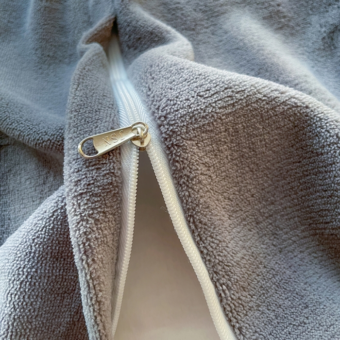 91家纺网 家纺一手货源 找家纺 金丝鸟 2022新款200克华夫格雕花牛奶绒贝壳边四件套 华夫格米白