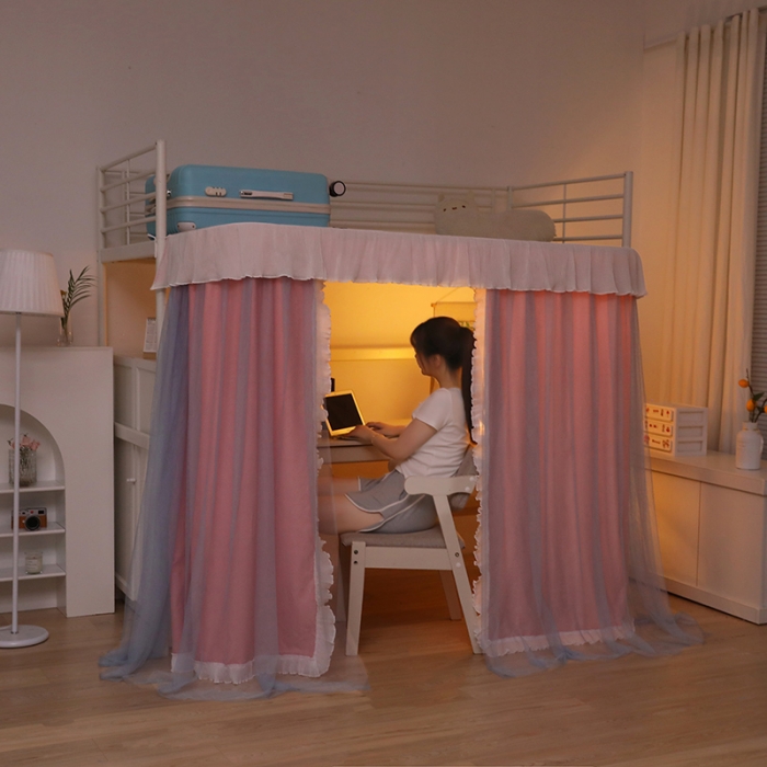 91家纺网 家纺一手货源 找家纺 迪凡保罗 2022新款C19铝合金导轨学生桌帘 阳光玉色