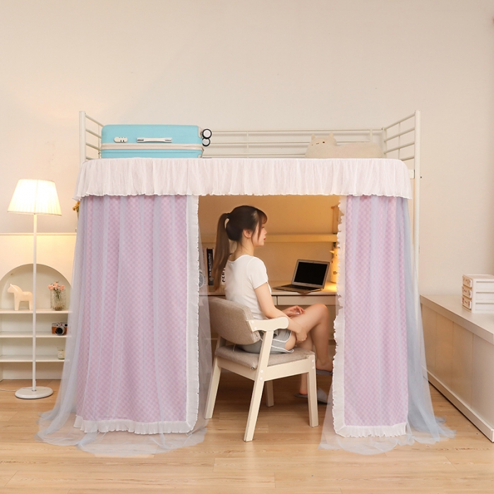 91家纺网 家纺一手货源 找家纺 迪凡保罗 2022新款C19铝合金导轨学生桌帘 阳光豆沙