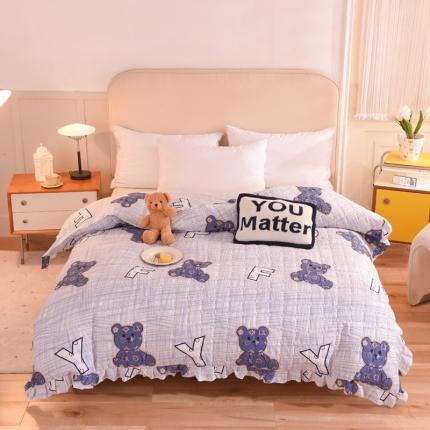 91家纺网 家纺一手货源 找家纺 （总）甜之梦 2025新款全棉印花夹棉抗菌被套可定制任何尺寸