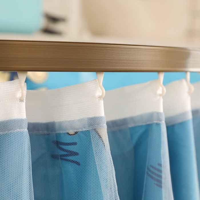 91家纺网 家纺一手货源 找家纺 迪凡保罗 2022新款C20铝合金导轨学生桌帘 星光熊 兰