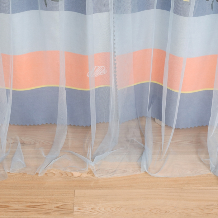 91家纺网 家纺一手货源 找家纺 迪凡保罗 2022新款C20铝合金导轨学生桌帘 阳光花朵