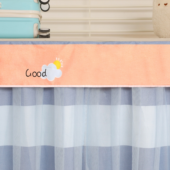 91家纺网 家纺一手货源 找家纺 迪凡保罗 2022新款C20铝合金导轨学生桌帘 阳光花朵