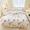 91家纺网 家纺一手货源 找家纺 眠屿 2022新款牛奶绒花边系列床单床裙床笠四件套 心动
