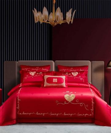 91家纺网 家纺一手货源 找家纺 高大尚2022新品双股长绒棉提花系列-甜甜蜜蜜