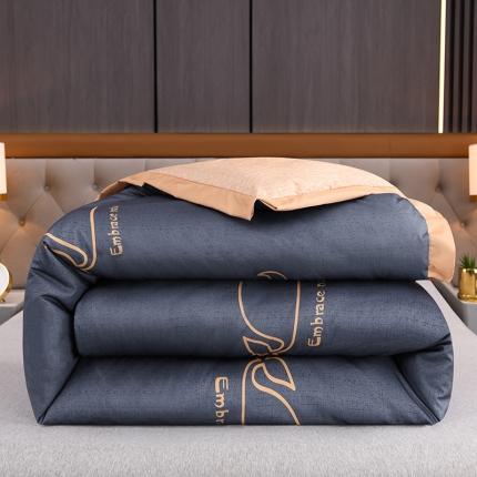 圣楚 2024新馨柔羽丝绒冬被春秋被子被芯直播电商爆款 惬意生活