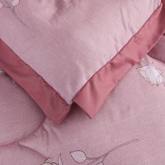 91家纺网 家纺一手货源 找家纺 圣楚 2024新馨柔羽丝绒冬被春秋被子被芯直播电商爆款 香槟玫瑰