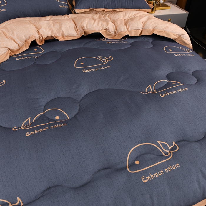 91家纺网 家纺一手货源 找家纺 圣楚 2024新馨柔羽丝绒冬被春秋被子被芯直播电商爆款 惬意生活