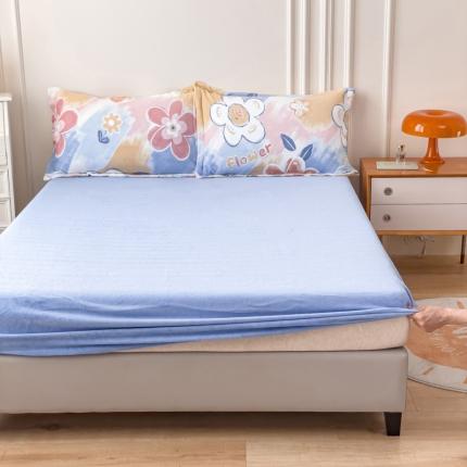 91家纺网 家纺一手货源 找家纺 （总）爱妮玖玖 2025新款牛奶绒纯色款单层床笠